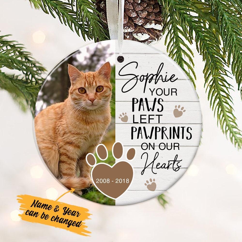 Personalized Pet Dog Cat Memorial  Ornament SB513 81O34